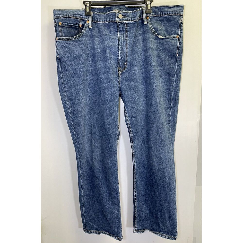Levis 514 Mens Size W50/L31 Medium Wash Straight Fit Jeans